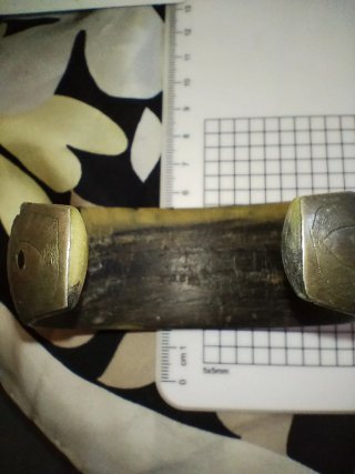 Bracciale antico Tuareg argento e nero