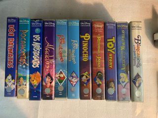 Lote 4 VHS Disney Clásicos (Español)