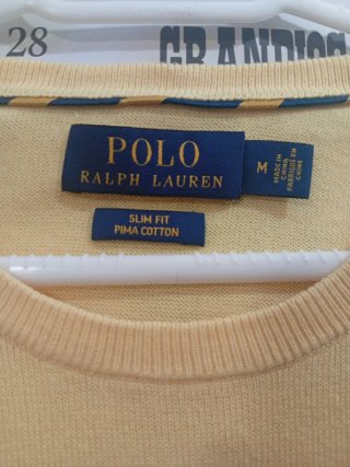 Jersey Polo Ralph Lauren Amarillo Talla M