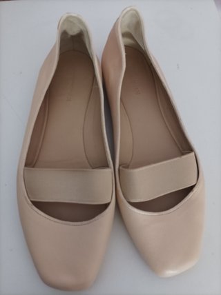Bailarinas Zara Mujer Beige