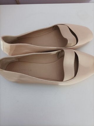 Bailarinas Zara Mujer Beige