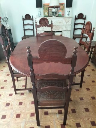 Conjunto Sala de Jantar Madeira Maciça