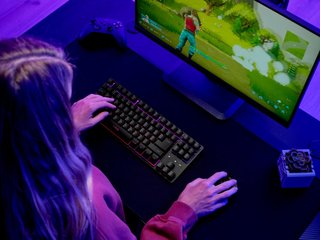 GXTrust 1831 Tastiera Gaming Wireless QWERTY