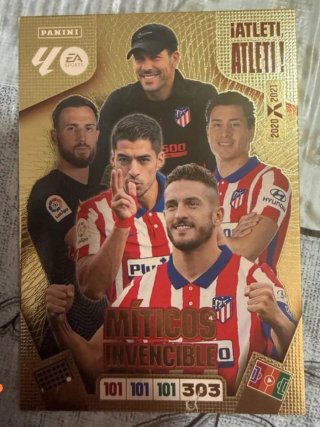 Míticos invencibles Atlético de Madrid Adrenalyn