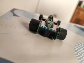 Modellino Auto Lotus 1980 Martini no scatola.