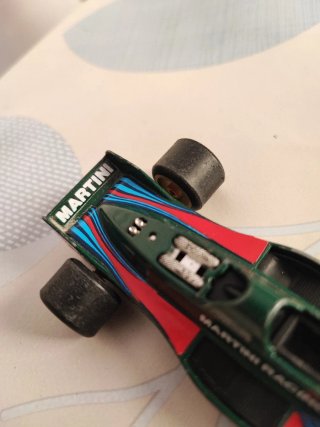 Modellino Auto Lotus 1980 Martini no scatola.