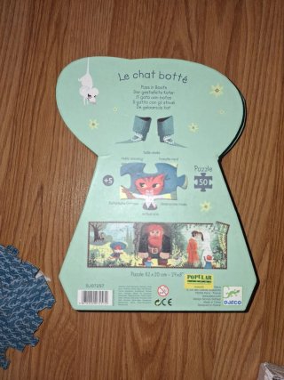 Puzzle El Gato con Botas Djeco 50 piezas