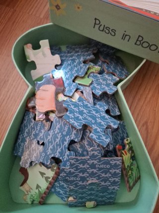 Puzzle El Gato con Botas Djeco 50 piezas