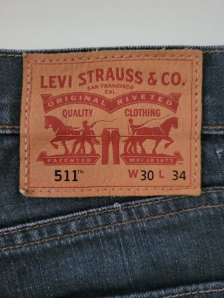 Pantalones cortos vaqueros Levi's azules