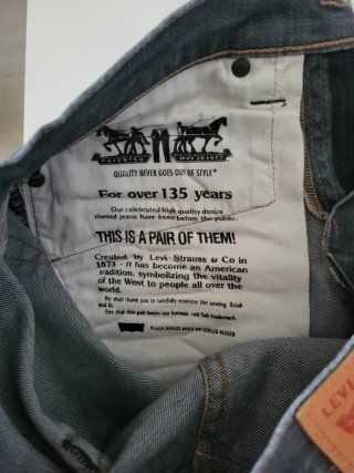 Pantalones cortos vaqueros Levi's azules