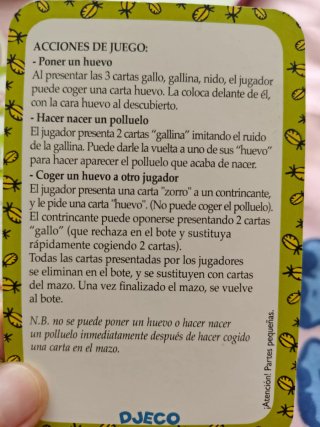 Juego de cartas PIOU PIOU Djeco 5-99 años