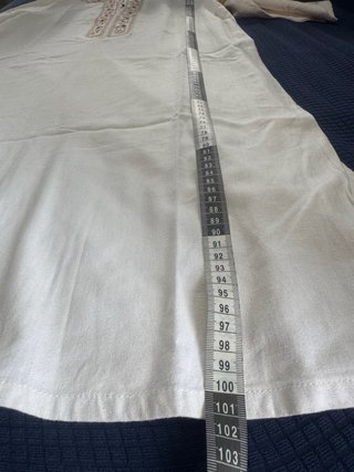 Tunica/vestito tg M bianco/oro