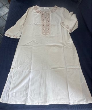 Tunica/vestito tg M bianco/oro