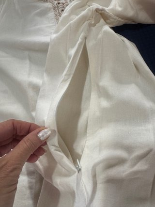 Tunica/vestito tg M bianco/oro