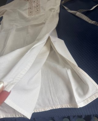 Tunica/vestito tg M bianco/oro