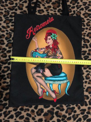 Bolso Tela Retromela Pin-up
