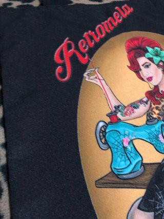 Bolso Tela Retromela Pin-up