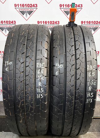 235 65 16C R BRIDGESTONE RUEDA AL 90% VIDA UTIL