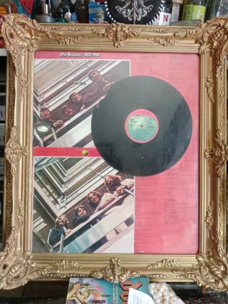 Cuadro grande de Vinilo The Beatles 1962-1966 .
