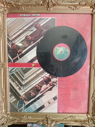 Cuadro grande de Vinilo The Beatles 1962-1966 .
