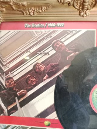 Cuadro grande de Vinilo The Beatles 1962-1966 .