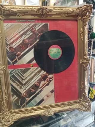 Cuadro grande de Vinilo The Beatles 1962-1966 .