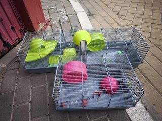 Jaula para hámster o ratón