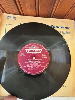 Le canzoni di Sanremo 33 giri 1958