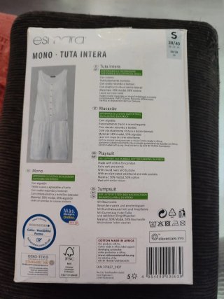 Mono corto blanco