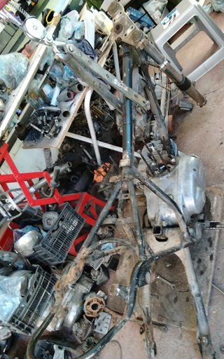 Chasis y Basculante Bultaco Pursang 250 MK6