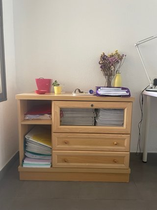 Cómoda/Aparador Madera Clara con Almacenaje