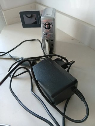 Cámara de video JVC Plata