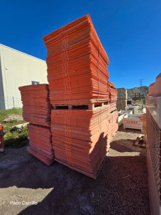 Vallas de protección naranja