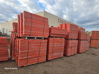 Vallas de protección naranja