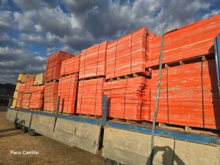 Vallas de protección naranja