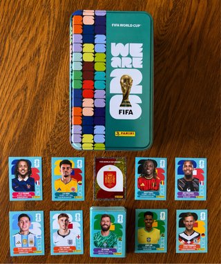 Caja Metálica Álbum Mundial FIFA 2026