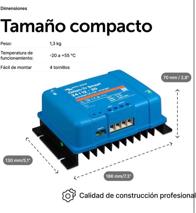 Victron Energy Orion-Tr Smart 24/12V 20A Bluetooth