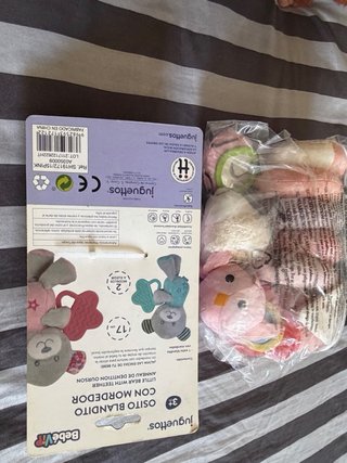 Set Juguetes Bebé Elefante y Oso Mordedor