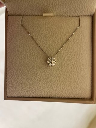 Colgante Oro Blanco Brillante 1.1 kt