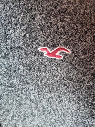 Jersey Hollister Gris Talla XS