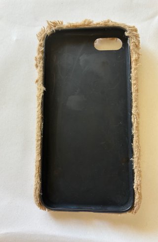 Cover iPhone SE, 8, 7 Peluche Cuore Rosso