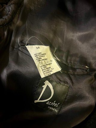 Chaqueta de traje negra hombre