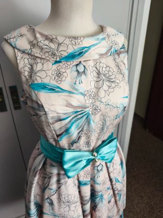 Vestido fiesta floral