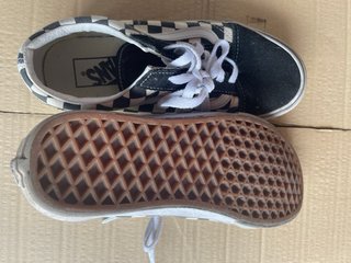 Deportivas Vans Damero Blanco/Negro