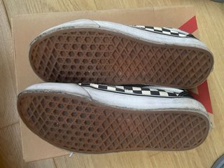 Deportivas Vans Damero Blanco/Negro