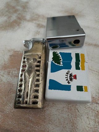 Lote 3 accendini Zippo e altri vintage