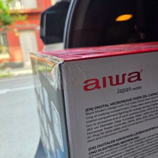Microondas Aiwa Negro 23L 1000W Grill