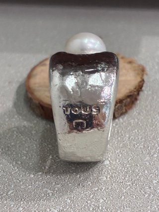 Anillo perla Tous plata