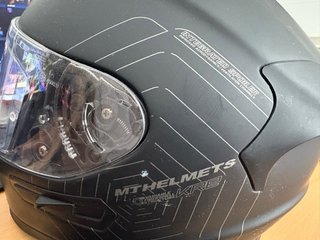 Casco Moto MT Helmets KR2 Negro Mate - Talla S