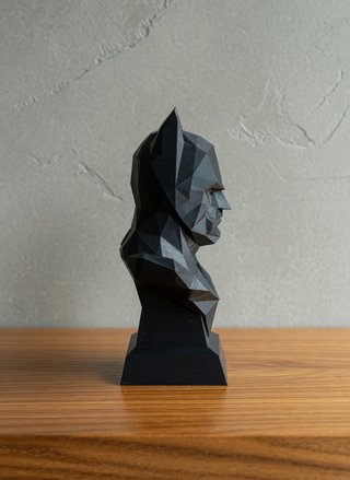 Figura Busto Batman Low Poly Colección